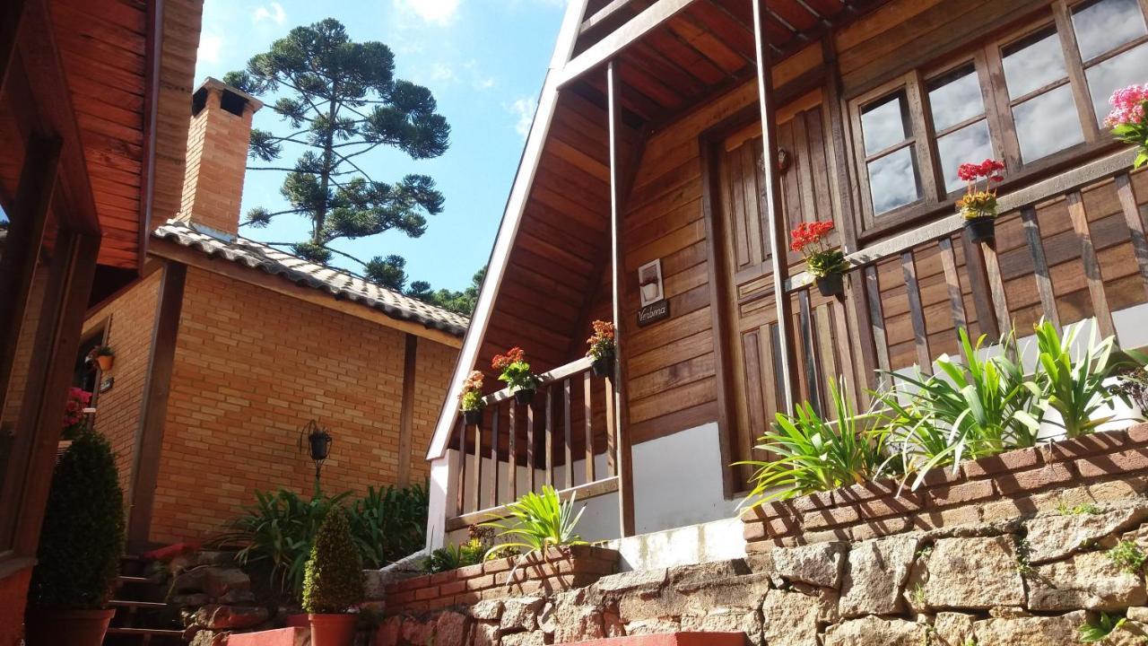 Villa Valentina Chales Com Lareira E Churrasqueira Campos do Jordao Exterior photo